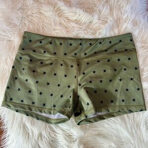 IAB MFG Army Green & Star Shorts